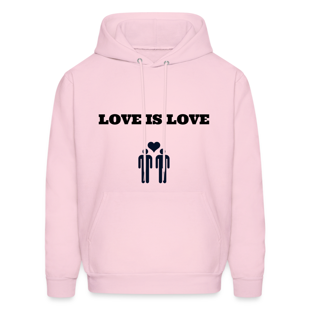 Men's Hoodie - pale pink