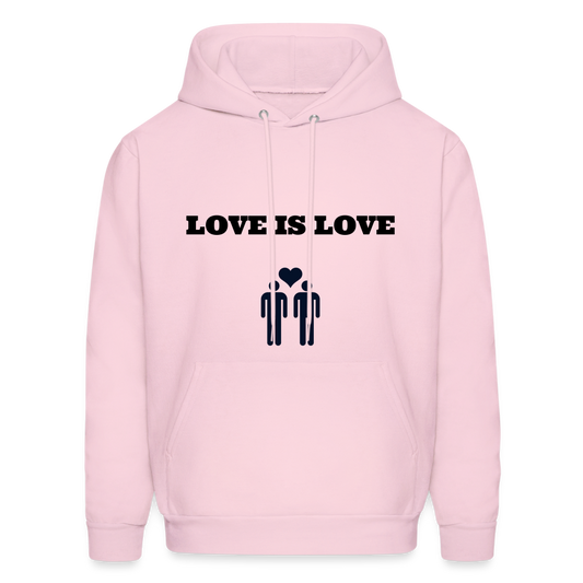 Men's Hoodie - pale pink