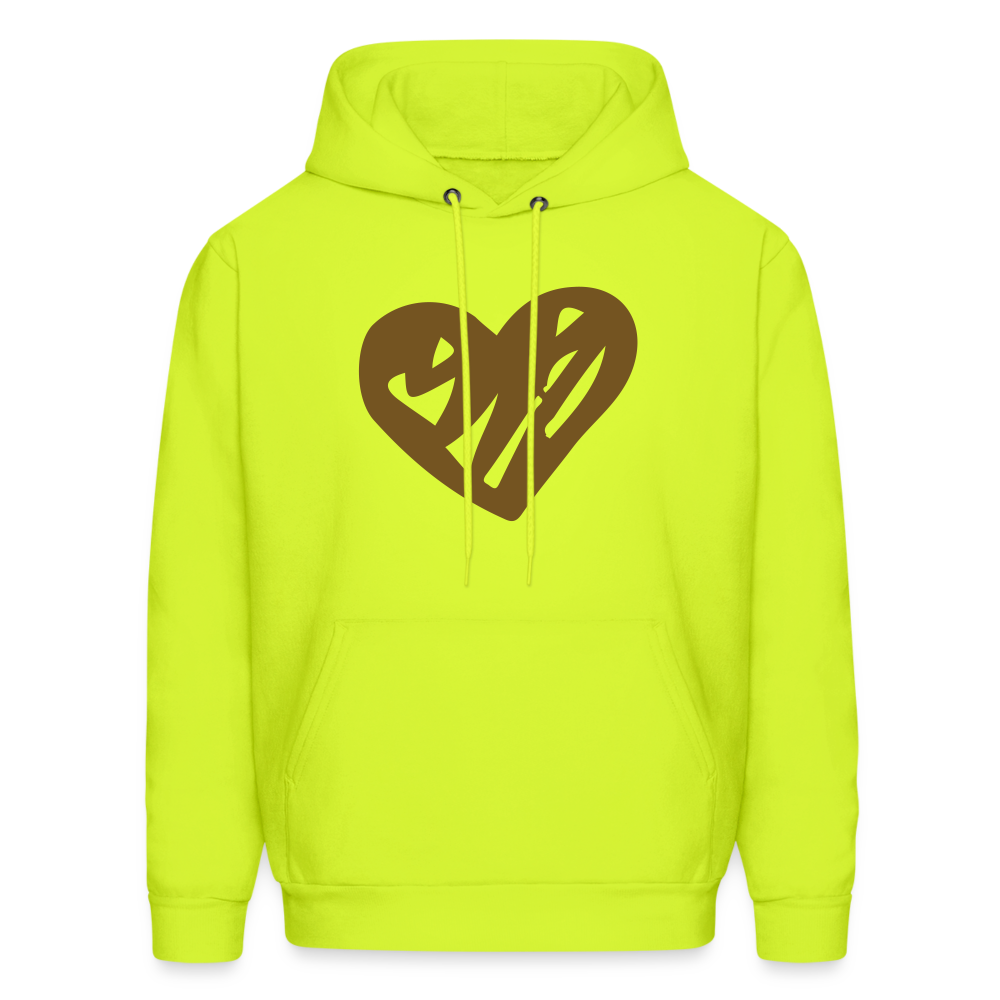 Men's Hoodie - safety green